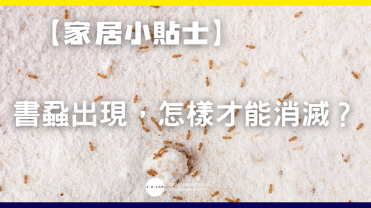 【家居小貼士】書蝨出現,怎樣才能消滅?
