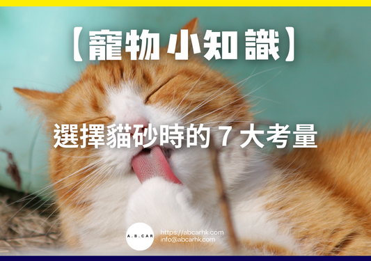 【寵物小知識】選擇貓砂時的 7 大考量