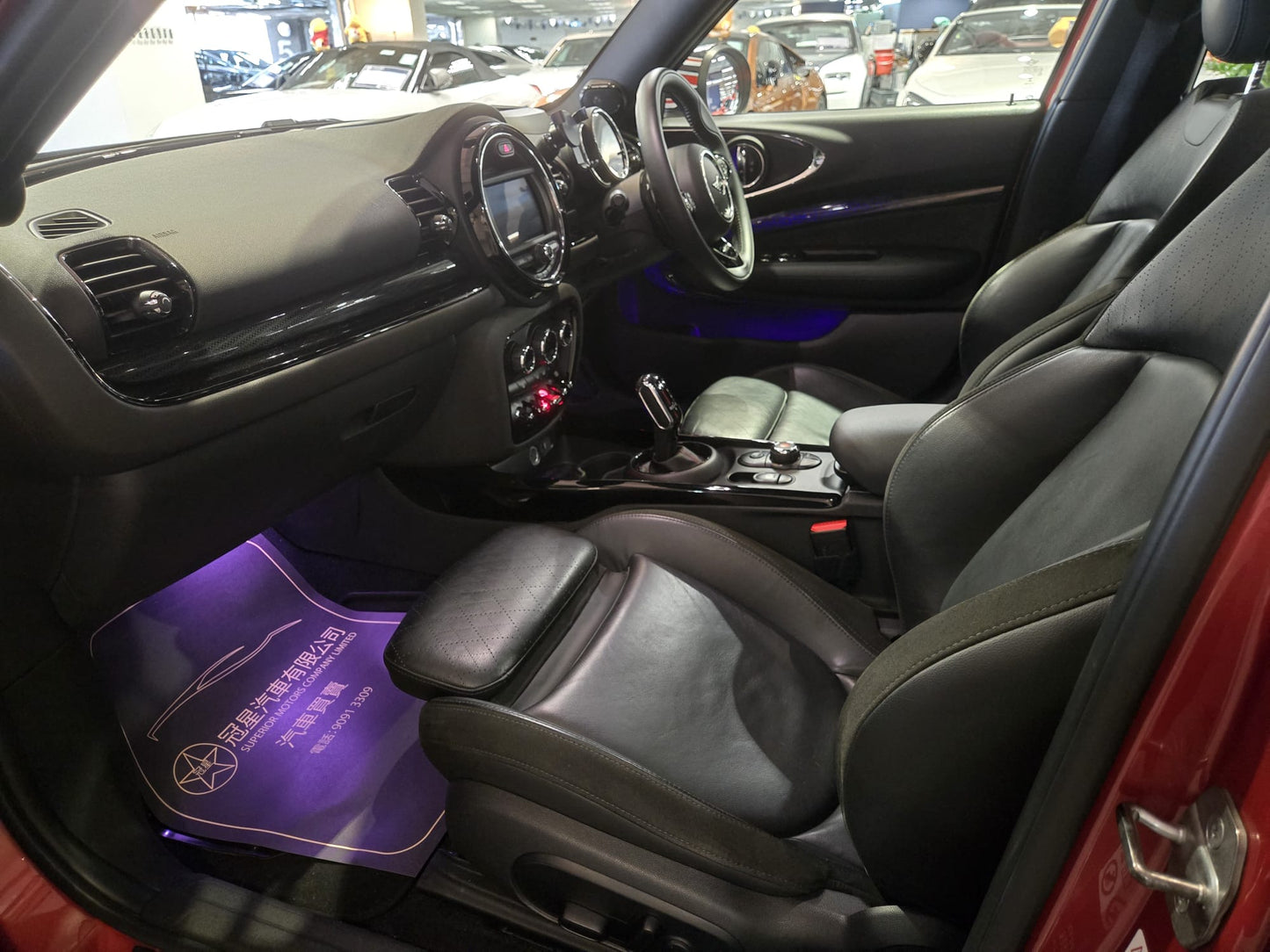 MINI COOPER S CLUBMAN (Y'2019 O'1 KM'43,000 C'BLACK,RED AT) #8141 DEALER