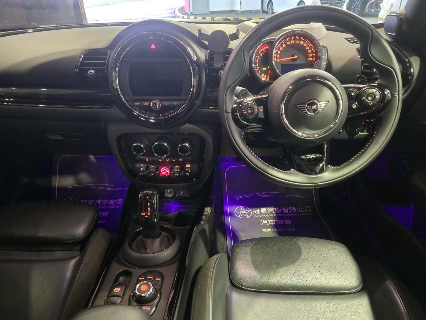 MINI COOPER S CLUBMAN (Y'2019 O'1 KM'43,000 C'BLACK,RED AT) #8141 DEALER