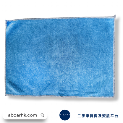 MUBO Super Absorbent Soft Car Wash Towel (Blue Front, Gray Back) 31x41cm x 5 Pack [Parallel Import]